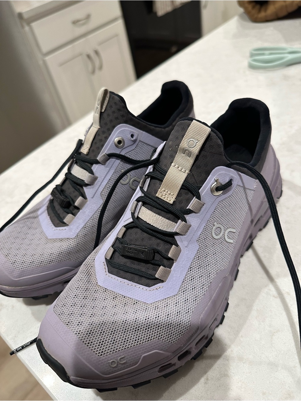 On Running Women's Trail Shoes in Lavender and Black